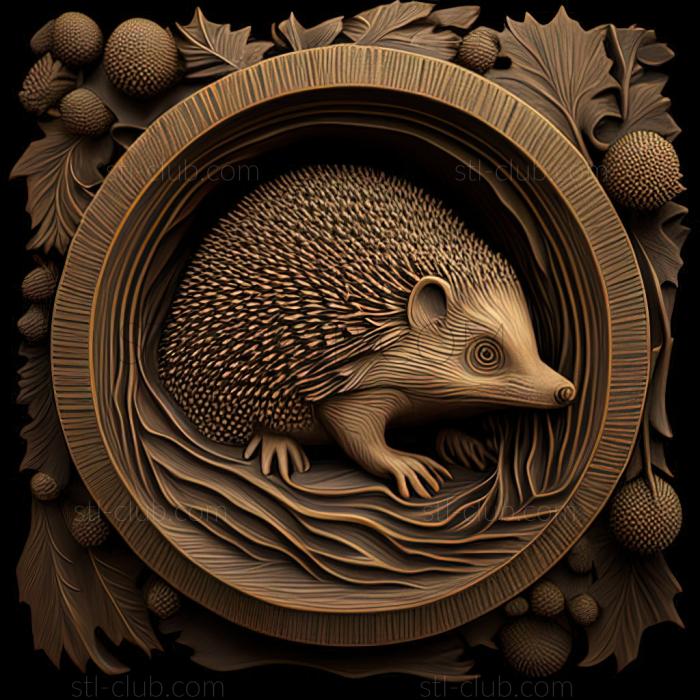 3D model st hedgehog (STL)